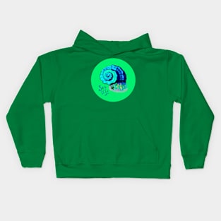 Fish Shell Art Sea life Kids Hoodie